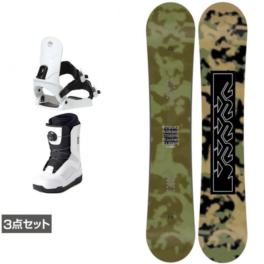 スノーボード ビンディング ケース 2点セット K2 ケーツー STANDARD CAMBER ＆ アンリミット 板＋ビンディングセット