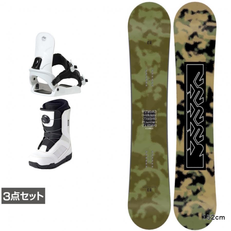 ら*様 CANCER スノーボード グラフィックデザイン+ブーツセット♪♪「 K2 ケーツー STANDARD CAMBER ＆ CAUSE ＆ JAFFE ホワイト 板＋