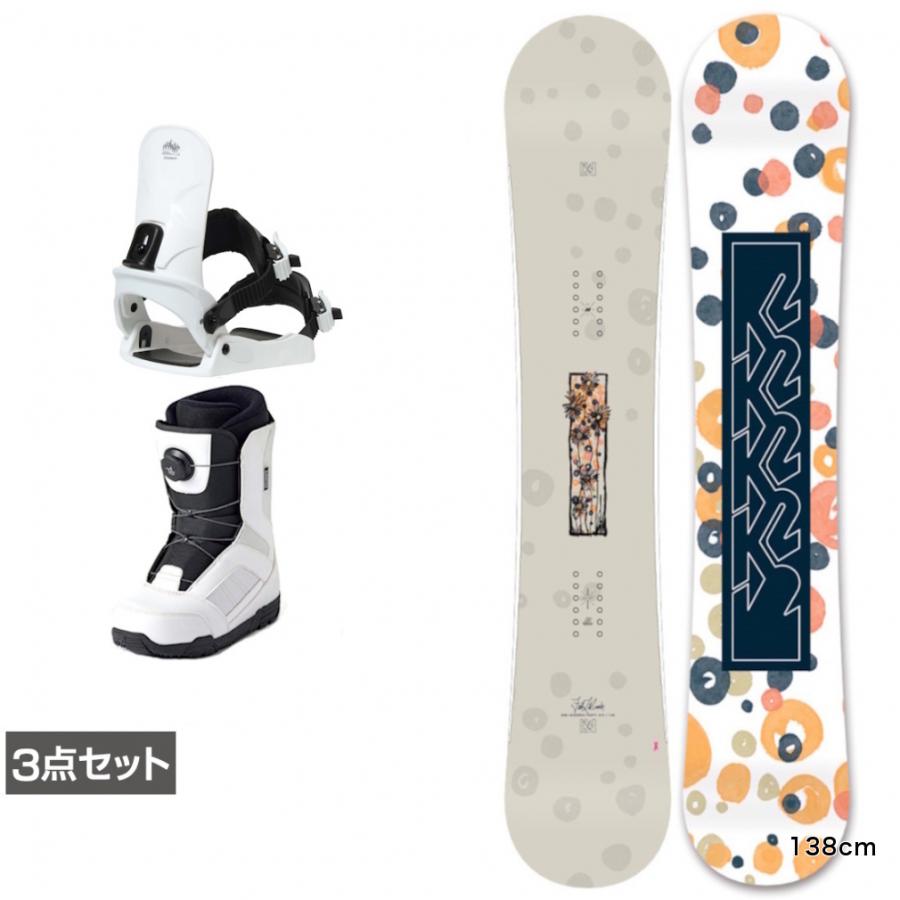 K2 ケーツー FIRST LITE CAMBER ＆ CAUSE ＆ JAFFE ホワイト 板＋ 