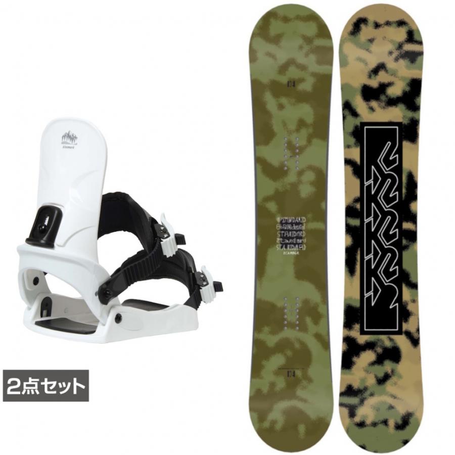 K2 ケーツー STANDARD CAMBER ＆ CAUSE 板＋ビンディングセット 2点