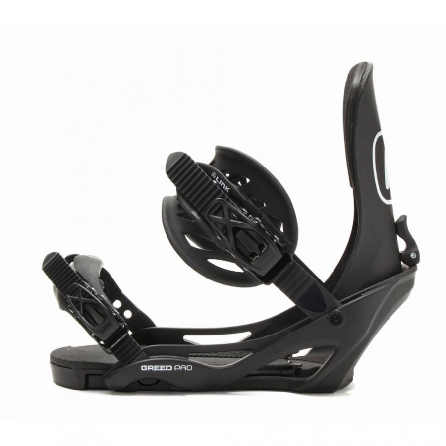 LINK GREED PRO スノーボード ビンディング ブラック M LINK GREED PRO スノーボード ビンディング ブラック M