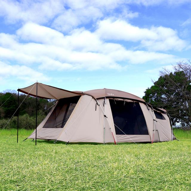 数量限定 アルペンアウトドアーズ Aod 1 2ルームテント 4人用 キャンプ ドームテント ベージュ Alpen Outdoors 夏用 涼しい 激安ブランド Greasemanagement Org