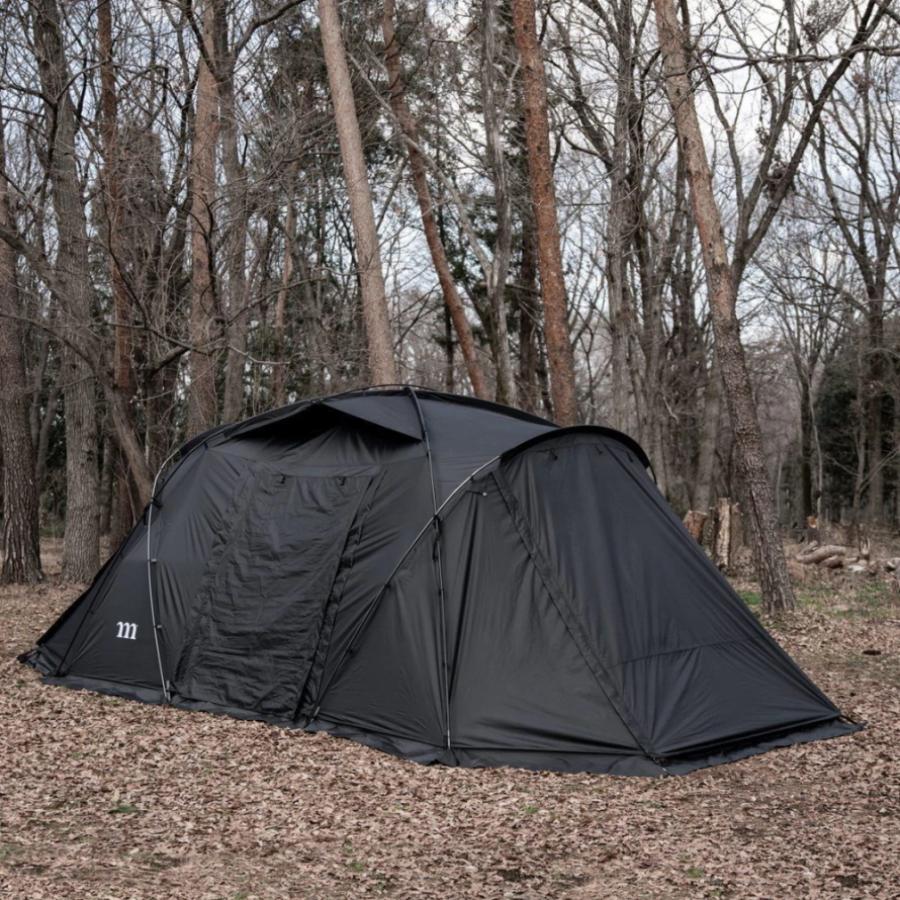 ムラコ ZIZ TENT SHELTER BLACK TE0050BK キャンプ ドームテント  2ルームテント muraco｜alpen-group｜03