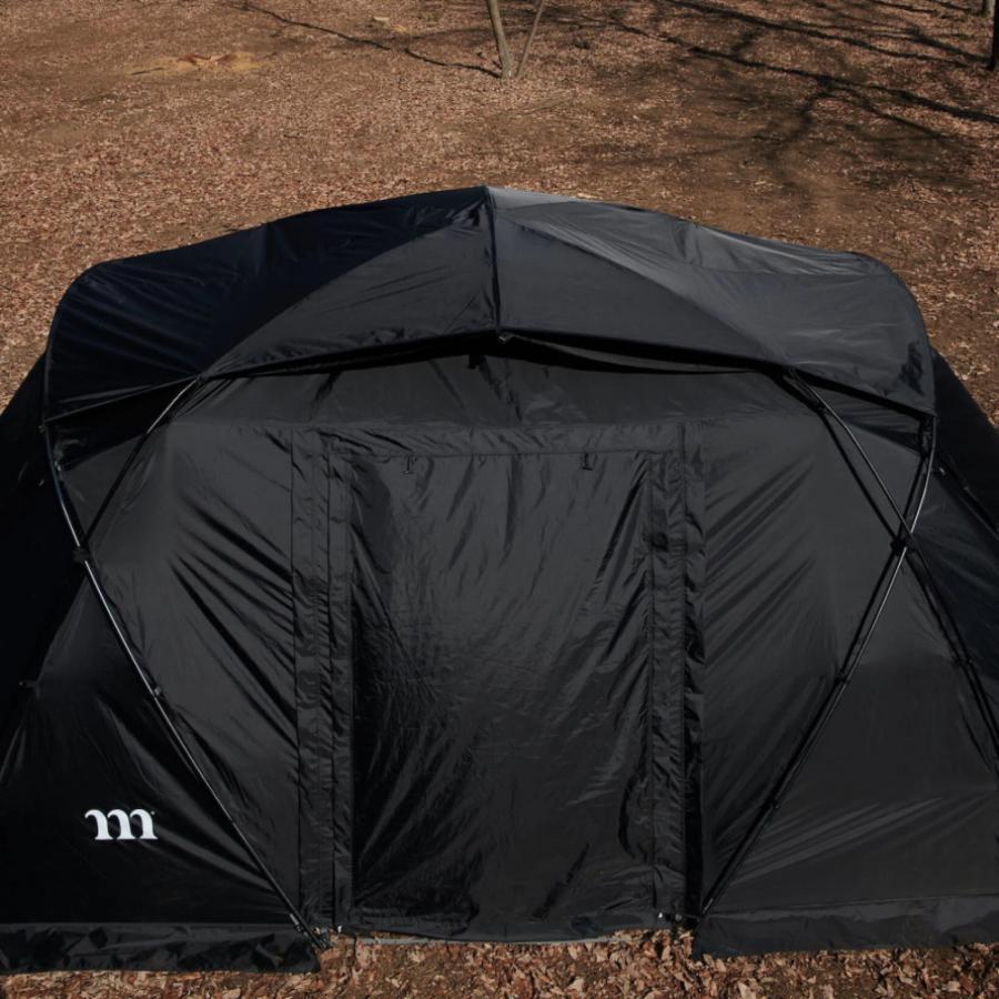 ムラコ ZIZ TENT SHELTER BLACK TE0050BK キャンプ ドームテント  2ルームテント muraco｜alpen-group｜07