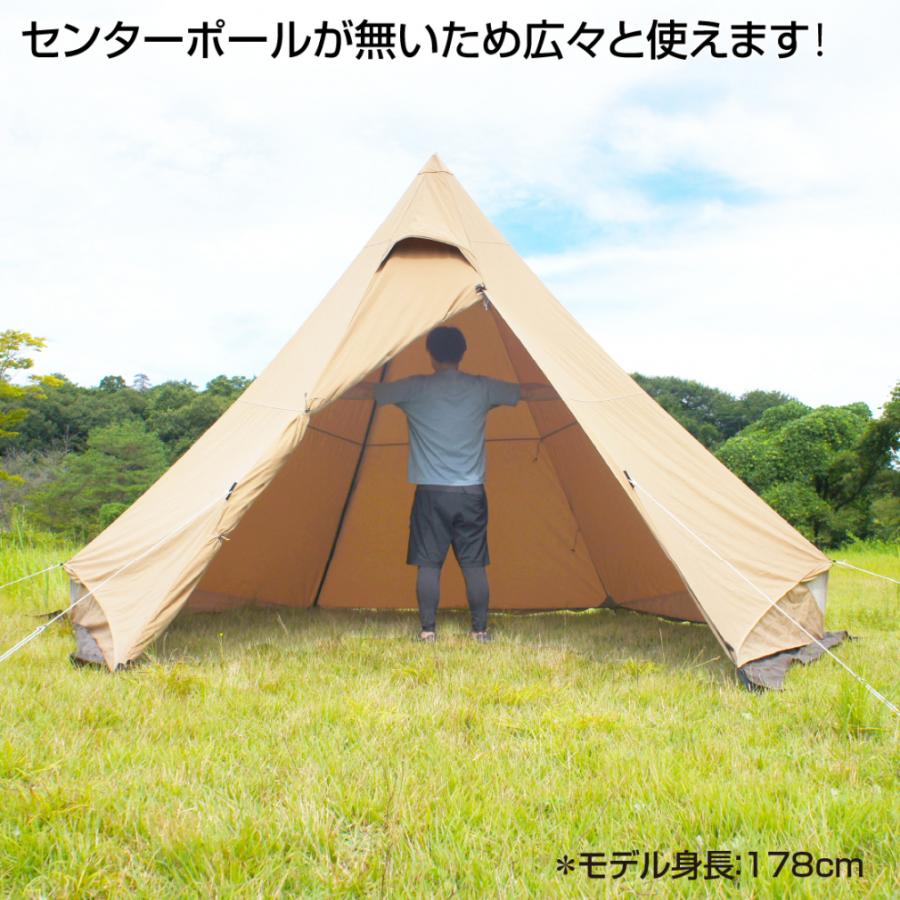 IGNIO イグニオ ティピーテント ヘキサ型タープTC セット IGNIO イグニオ ティピーテント ヘキサ型タープTC セット
