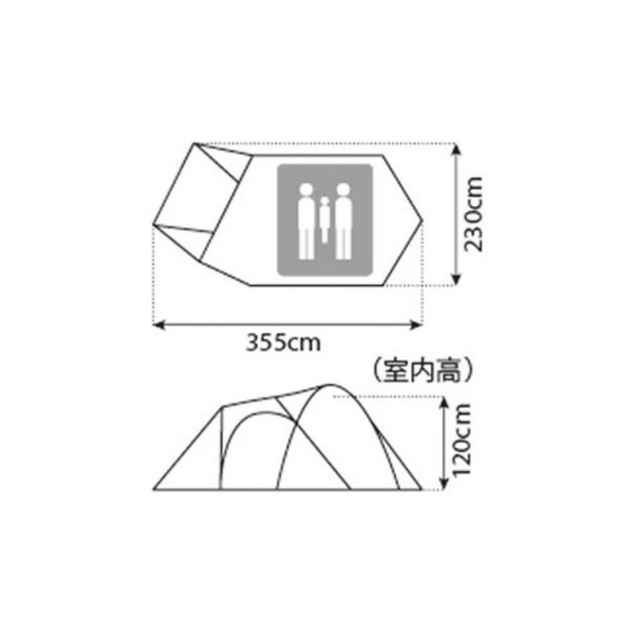 スノーピーク アメニティドームS アイボリー ＆ 専用マットシート