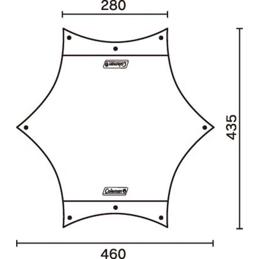 コールマン XPヘキサタープ/MDX ＋ 2000036441 キャンプ タープテント Coleman｜alpen-group｜05