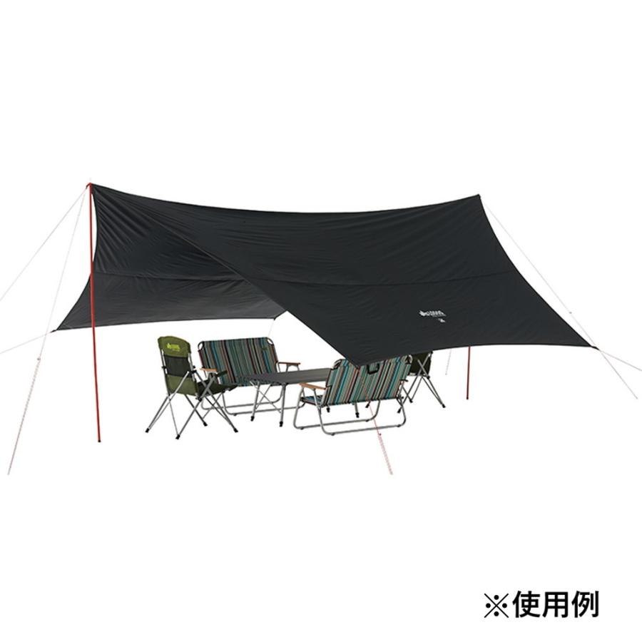 ロゴス Black UV ヘキサタープ 5750-AI 71808022 キャンプ タープ  