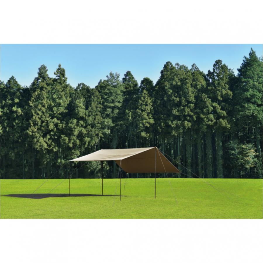 UNIFLAME（ユニフレーム） REVOスクエアタープ 4×4 TC/TAN 682333