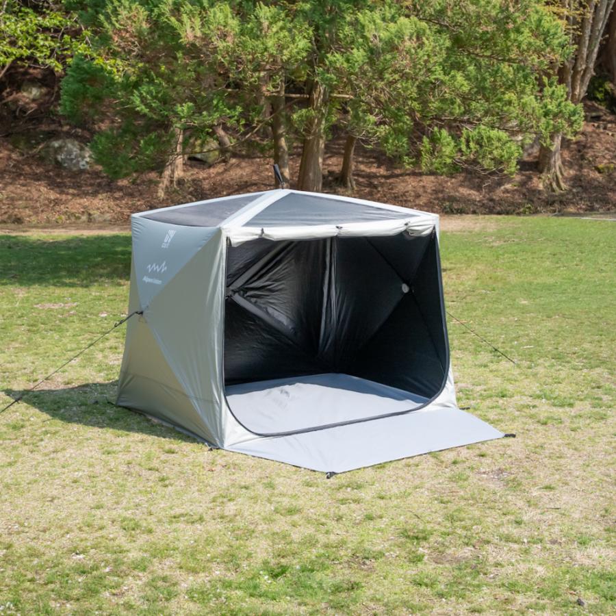 アルペンアウトドアーズ 完全遮光 スクエアサンシェード キャンプ