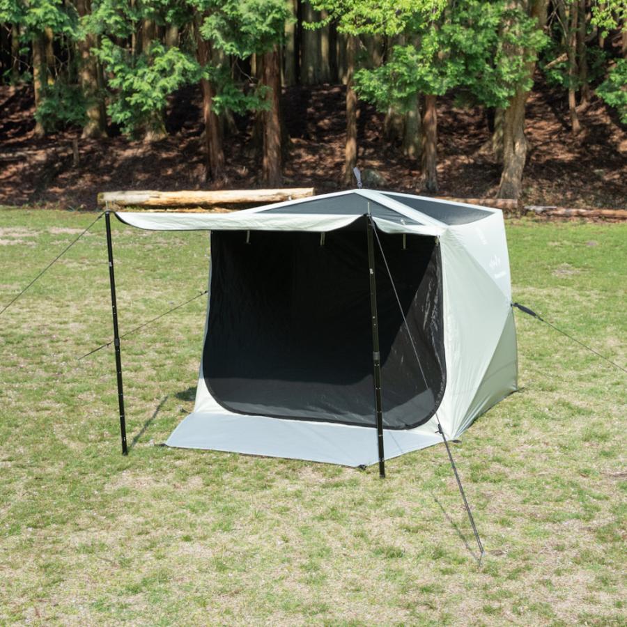 アルペンアウトドアーズ 完全遮光 スクエアサンシェード キャンプ