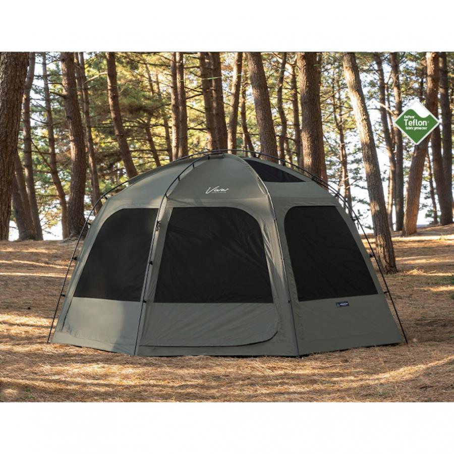 【新品未使用】カズミ kzmOUTDOOR ビバドームシェルタープラス　カーキ カズミアウトドア ビバドームシェルタープラスカーキ K221T3T10