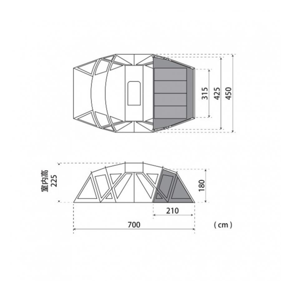 【新品・未使用】 スノーピーク  peak リゲルPro.TP-950 Amazon.co.jp: スノーピーク(snow peak) リゲルPro. TP-950 テント