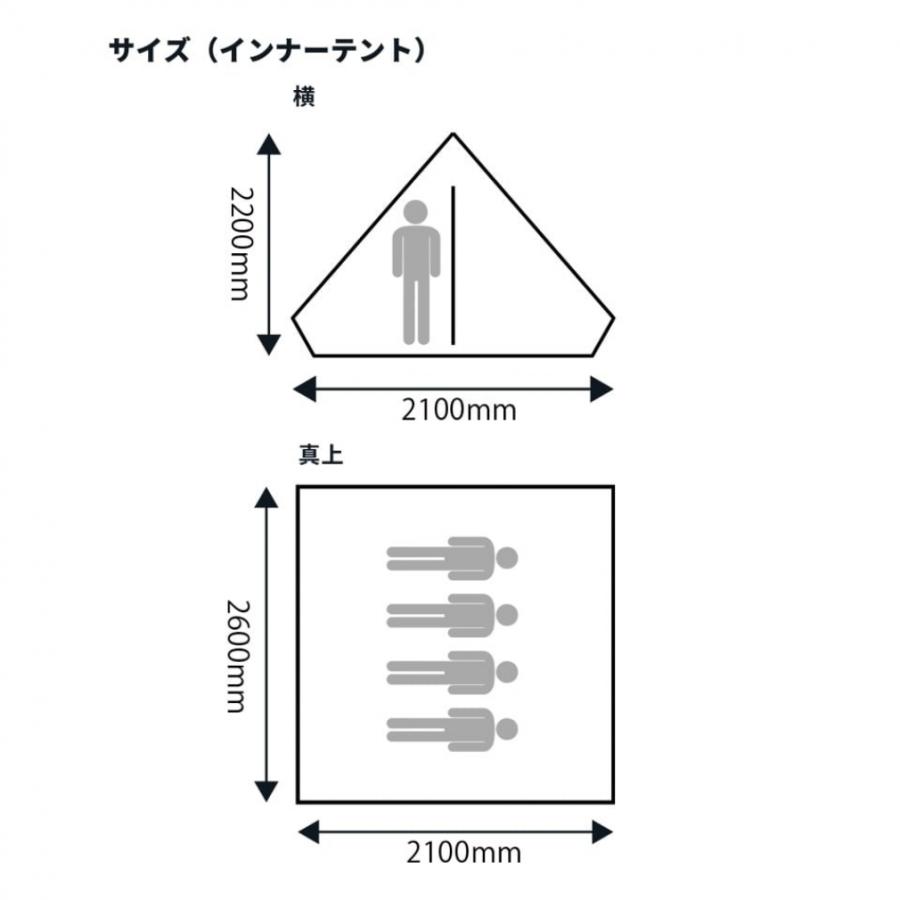 CHUMS（チャムス） A Frame Tent T/C 4 CH62-1783 キャンプ スクリーン