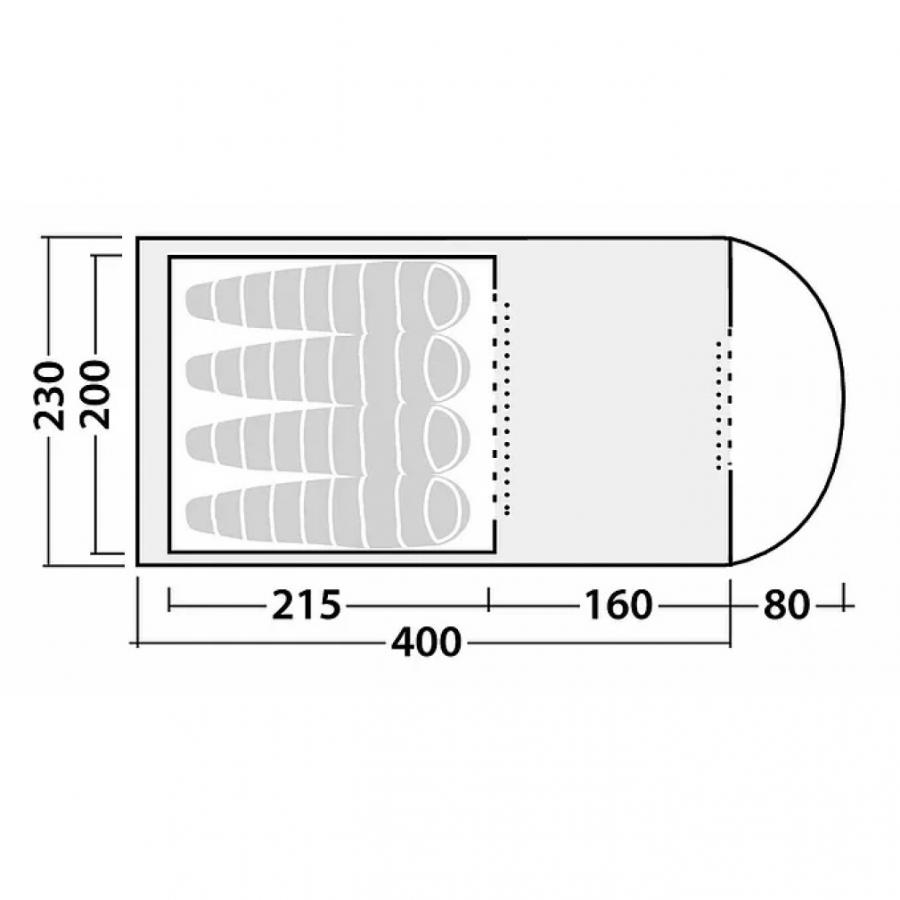 ROBENS（ローベンス） ビスタ400 Vista 400 130203 キャンプ トンネル