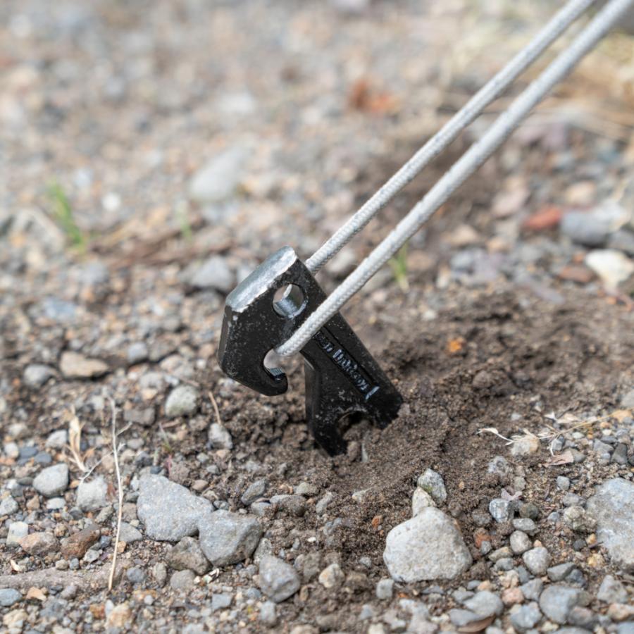 アルペンアウトドアーズ 鍛造ヘッドペグ25 8本セット キャンプ