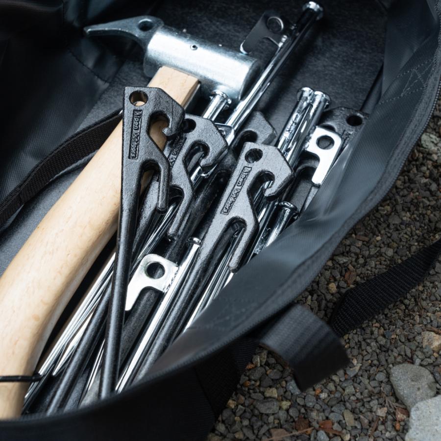 アルペンアウトドアーズ 鍛造ヘッドペグ25 12本セット キャンプ ペグ