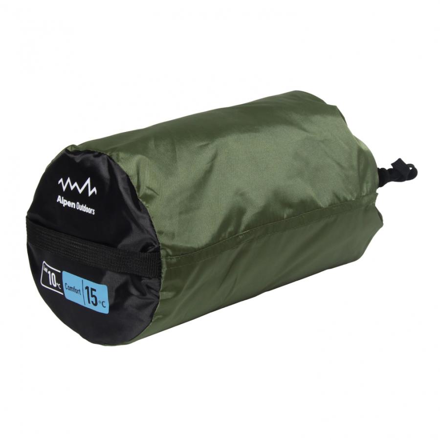 アルペンアウトドアーズ 封筒型シュラフ15 キャンプ シュラフ 夏 Alpen