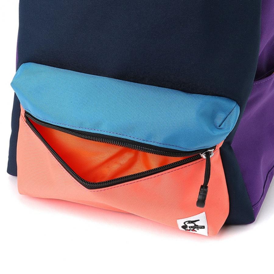 2025秋冬 チャムス Little Recycle Hurricane Day Pack 14L Crazy 25F CH60-3804 C111 ジュニア バックパック リュック CHUMSの画像