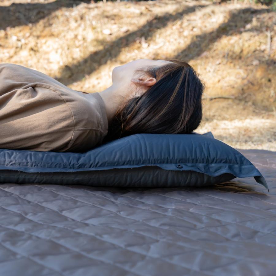 Alpen Outdoors インフレータブルマット 7cm アルペンアウトドアーズ 枕付きインフレータブルマット 7cm マクラツキ