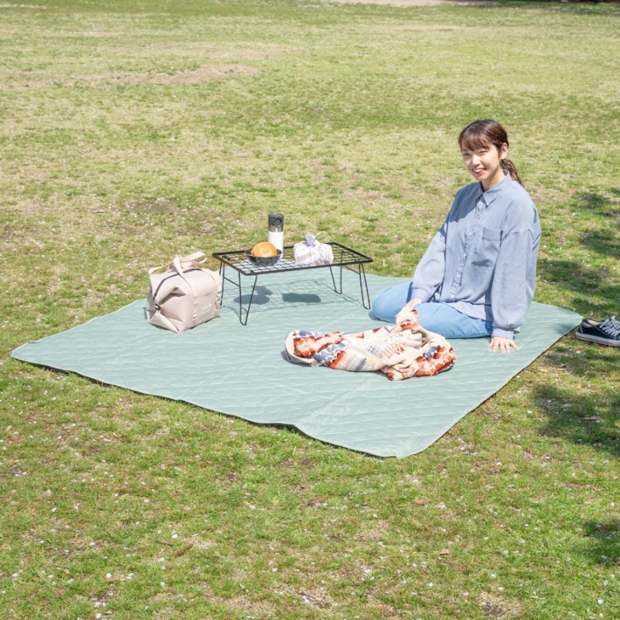 アルペンアウトドアーズ はっ水 ラグ グリーンカラー キャンプ