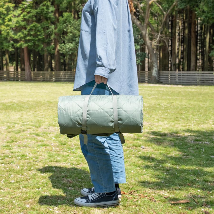 アルペンアウトドアーズ はっ水 ラグ グリーンカラー キャンプ