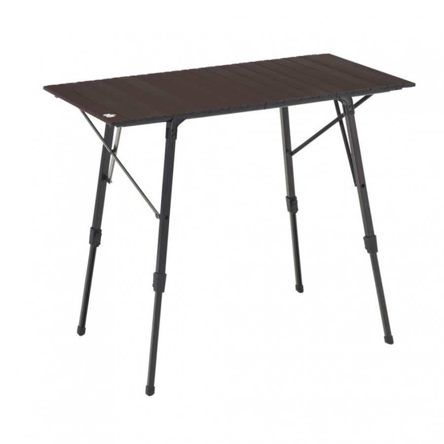 ロゴス(LOGOS) 丸洗い折りたたみアジャスタテーブル Lサイズ 数回使用