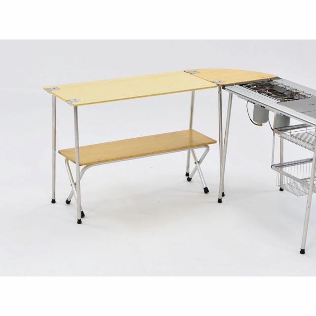 snow peak（スノーピーク） フォールディングシェルフ ロング竹 LV