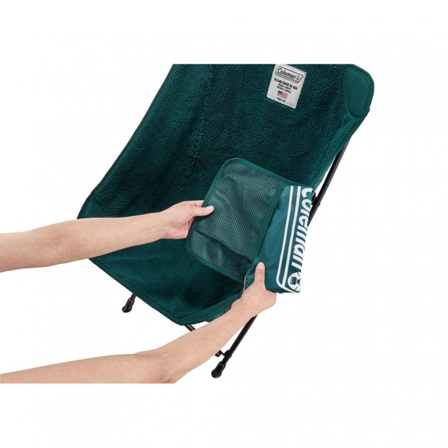 シ*ュ様 Coleman ヒーリングチェア2脚 折りたたみ ダークグリーン Coleman 折りたたみ椅子 コールマン ヒーリングチェアNX