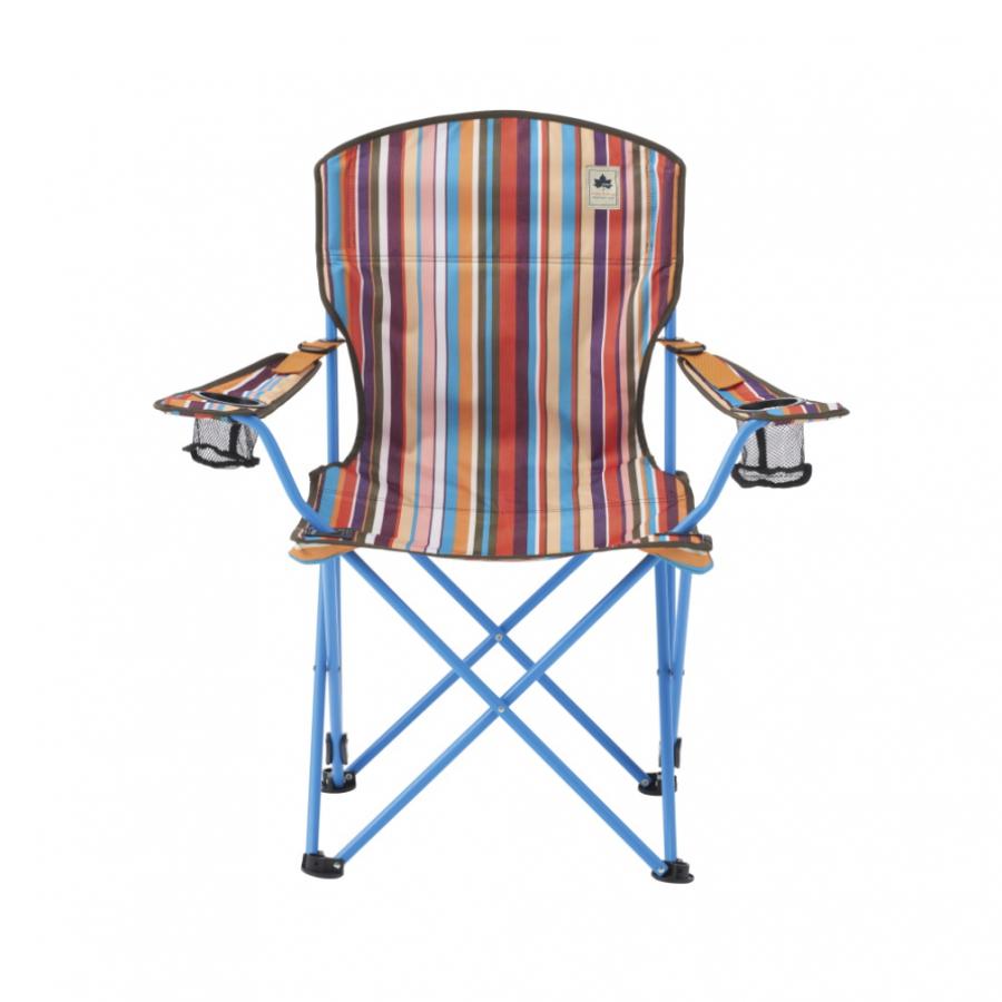 LOGOS（ロゴス） ROSY リクライナーチェア-BB オレンジストライプ