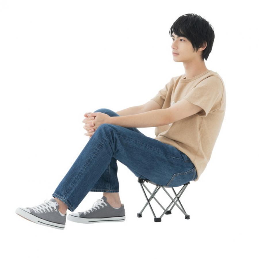 LOGOS（ロゴス） 7075キュービックチェア グレー 73369010 キャンプ