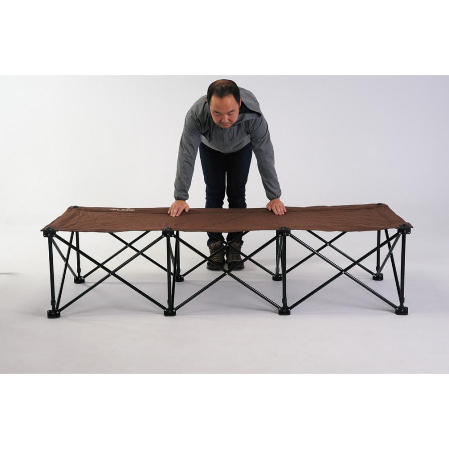 UNIFLAME（ユニフレーム） リラックスコット ブラウン×ブラック 680254