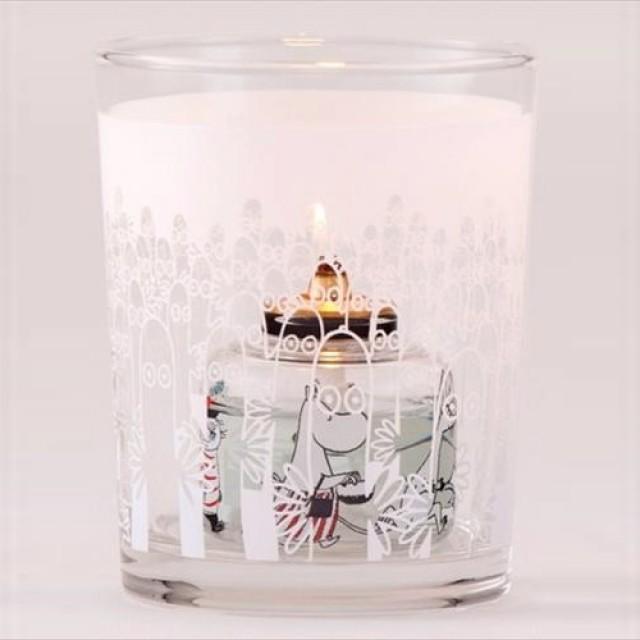 みんみん商品2 MOOMIN（ムーミン） グラスランプ MLM-02 ニョロニョロ 12914-8