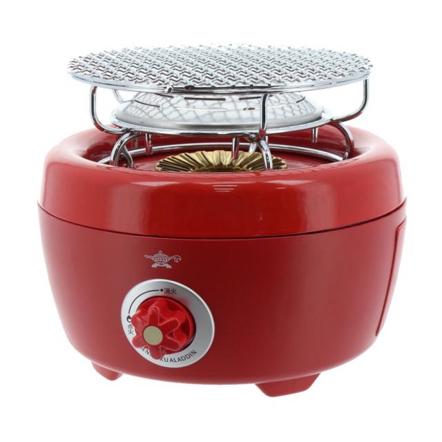 Aladdin アラジン ポータブルガスカセットコンロ ヒバリン レッド SAG-HB01 R アラジン（Aladdin） ポータブルガス カセットコンロ ヒバリン レッド