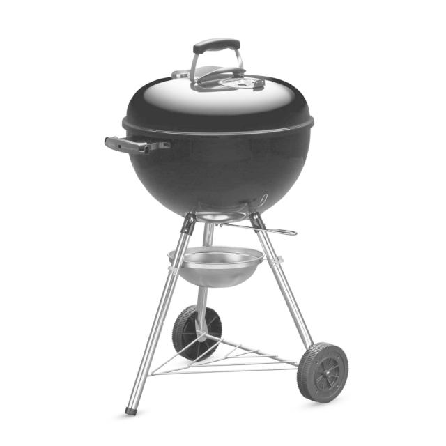 ウェーバー オリジナルケトル チャコールグリル 47cm 温度計付 黒 1241308 BLACK キャンプ バーベキューコンロ Weber｜alpen-group