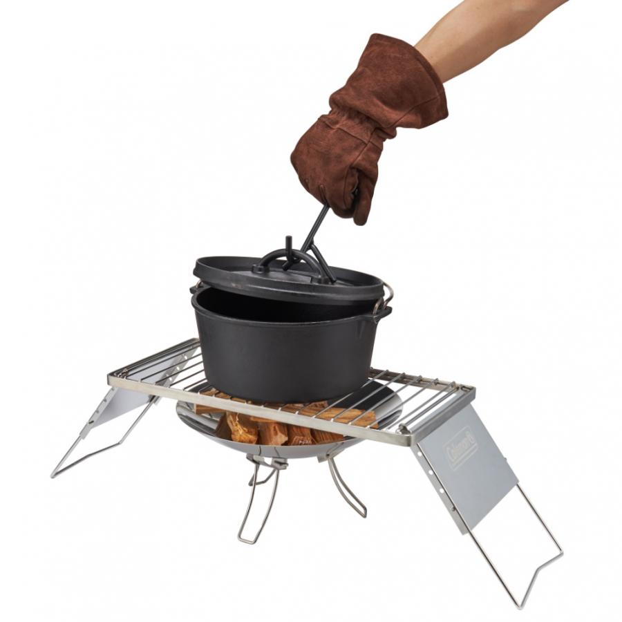 アルペン、アウトドアテーブル110。アジャスタブル　グリルグレート 焚き火用付 Coleman（コールマン） アジャスタブルグリルグレート 2000038862