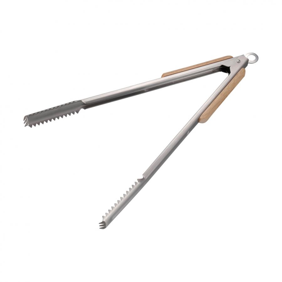 CAPTAIN STAG（キャプテンスタッグ） BBQ ウッドグリップ炭バサミ35cm