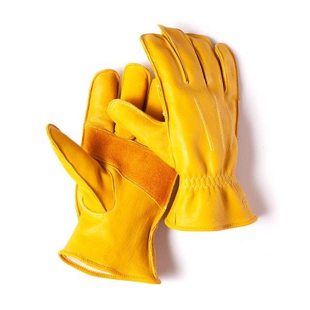 【未使用】グリップスワニー グローブ イエロー サイズM 焚き火台　ユニフレーム GRIP SWANY（グリップスワニー） 【G-1】 HERITAGE GLOVE G-1 001