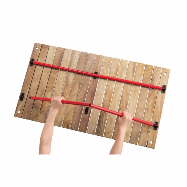 Coleman（コールマン） アウトドアワゴンウッドロールテーブル