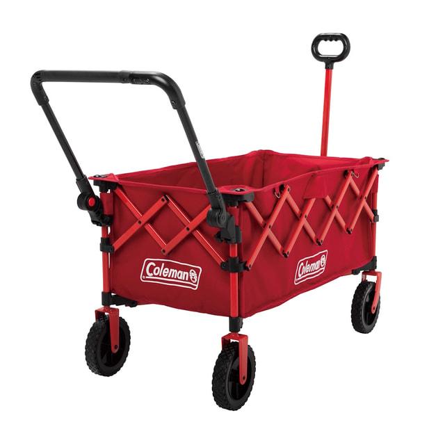 Coleman（コールマン） アウトドアワゴンNX (レッド) プッシュハンドル
