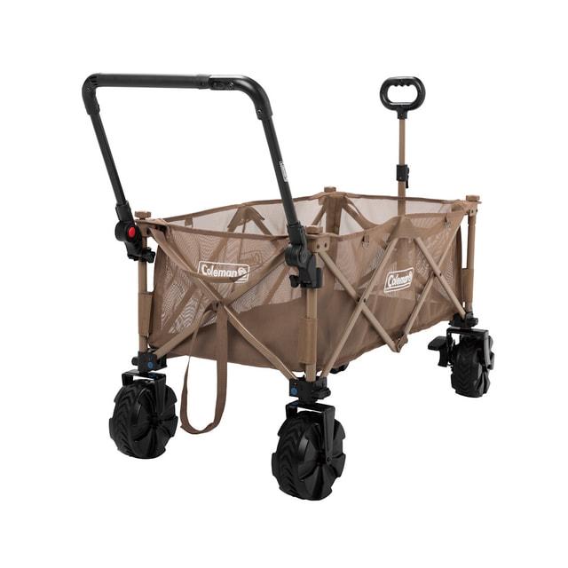 新品  coleman コールマン アウトドア ワゴン 限定カラー ベージュ Coleman（コールマン） アウトドアワゴンマックス プッシュハンドル