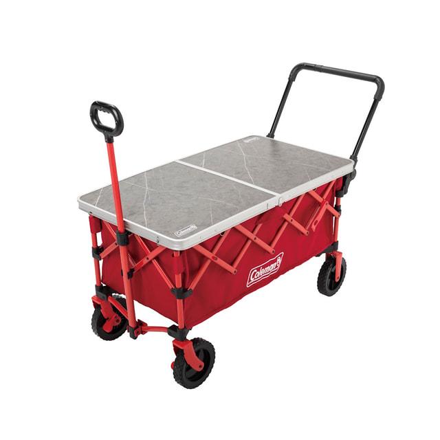 Coleman（コールマン） アウトドアワゴンNX (レッド) テーブル