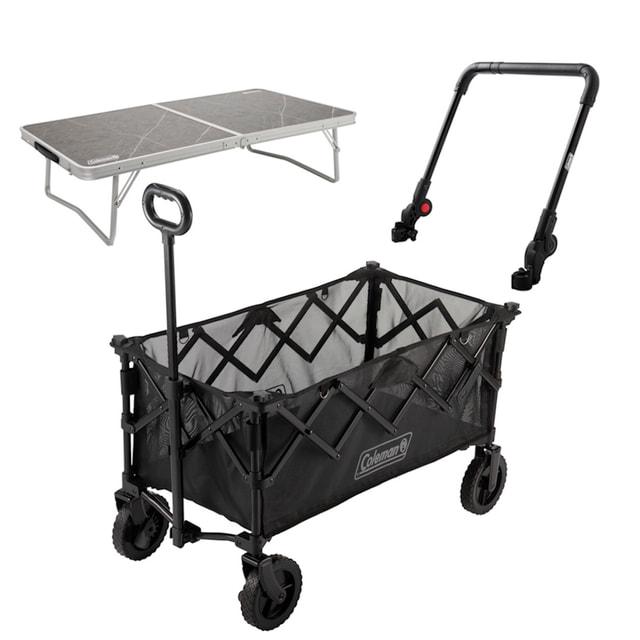 ハンドメイド　コールマン キャンプキャリーワゴンメッシュ用テーブル Coleman（コールマン） アウトドアワゴンNXメッシュ(ジェットブラック