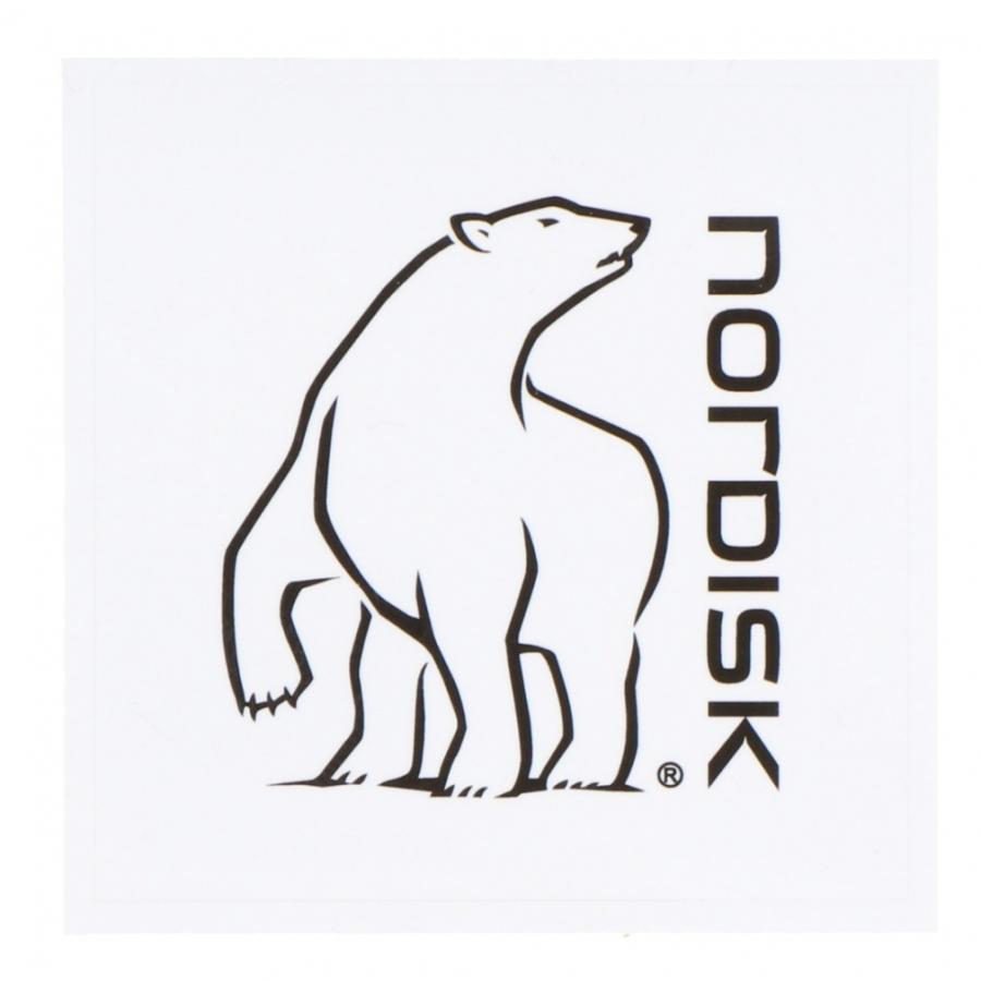 NORDISK（ノルディスク） スクエア ステッカー ホワイト キャンプ 小物