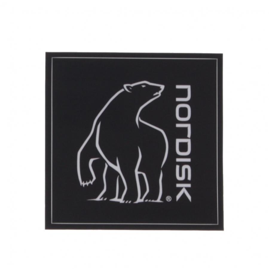 NORDISK（ノルディスク） White Bear sticker Black シロクマロゴ