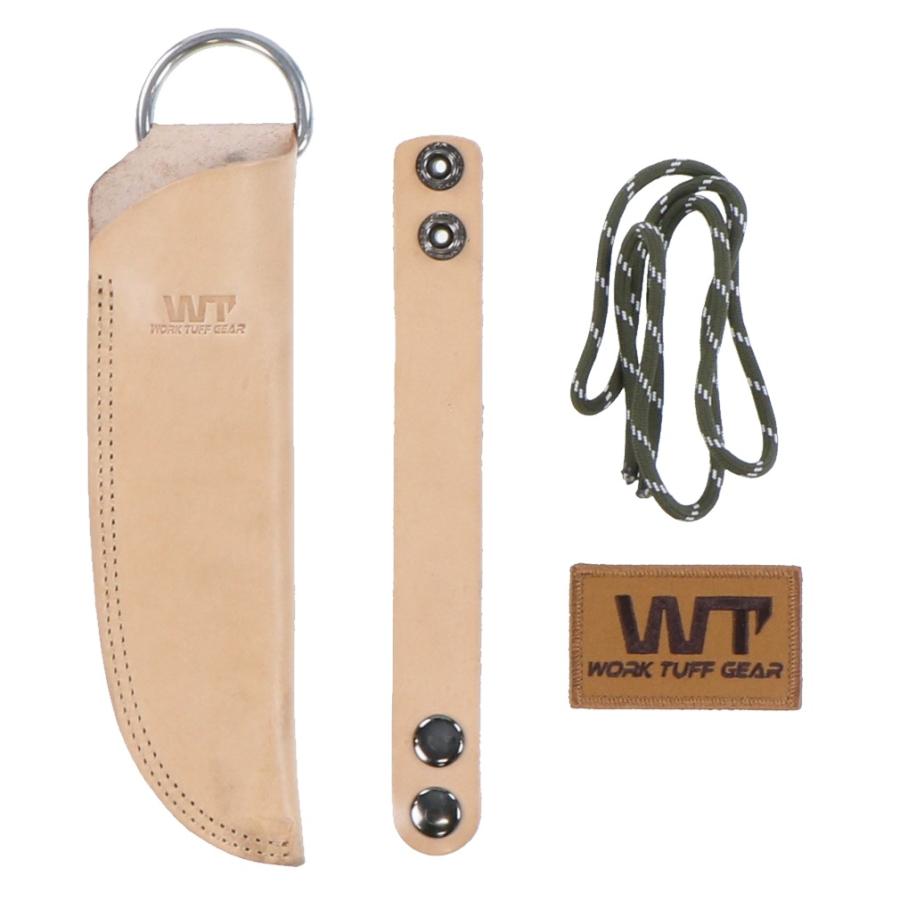 ワークタフギア Red Wolf Blkブラウンレザーケース キャンプ