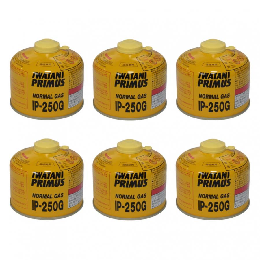 PRIMUS（プリムス） GAS CARTRIDGE ノーマルガス 小 6本セット IP-250G