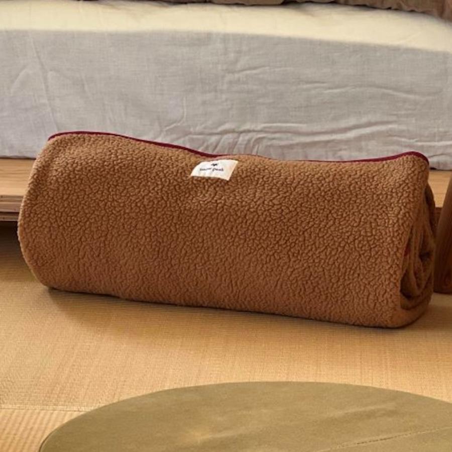 snow peak（スノーピーク） Thermal Boa Fleece Blanket One Brown AC