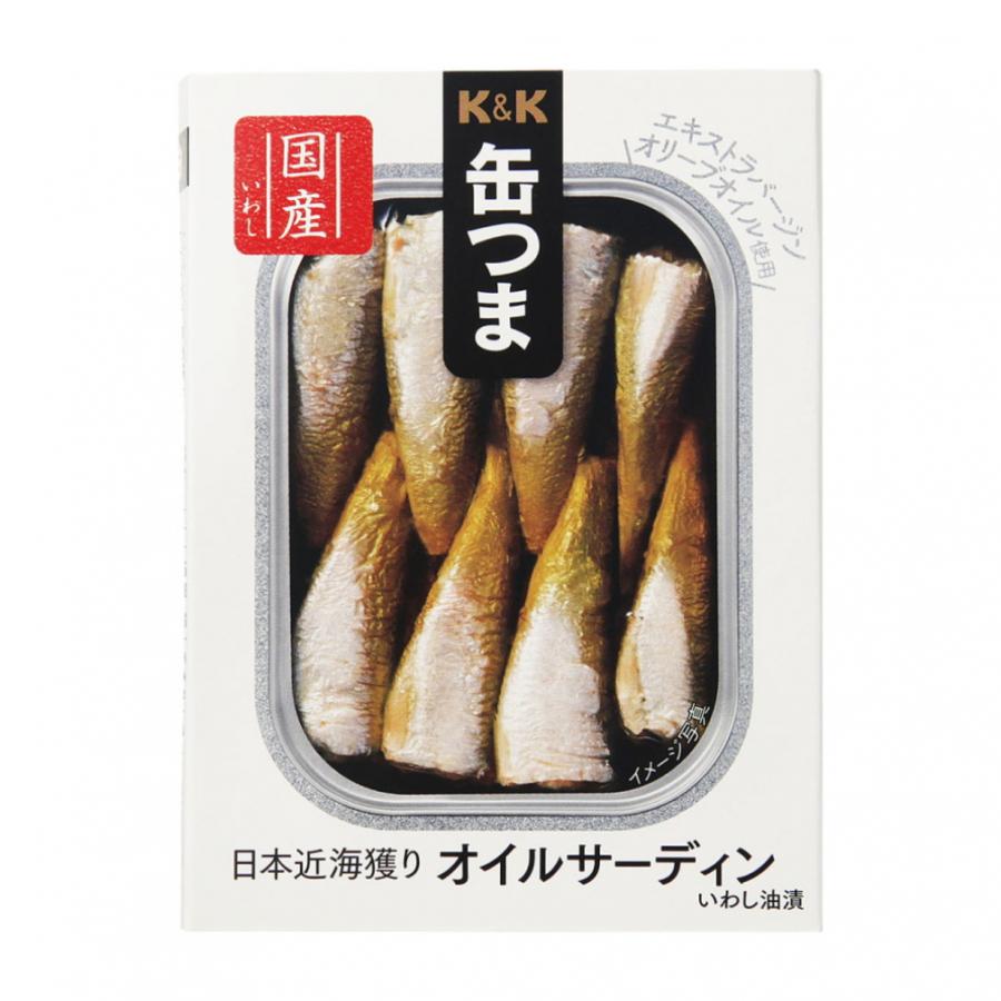 K K 缶つま 日本近海獲り オイルサーディン キャンプ 食料 材料 おつまみ 缶詰 国分 コクブ アルペン Paypayモール店 通販 Paypayモール