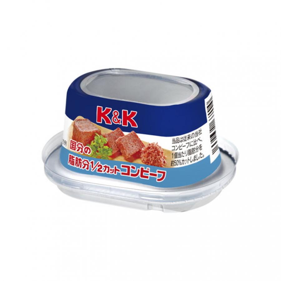 K＆K 缶つま 国分の脂肪分1/2カットコンビーフ 6缶セット キャンプ 食料 材料 缶詰 コクブ｜alpen-group｜02